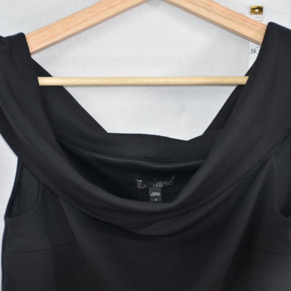 Express Women's Formal Evening Cocktail Black Dress, Size: 8 - Picture 4 of 12